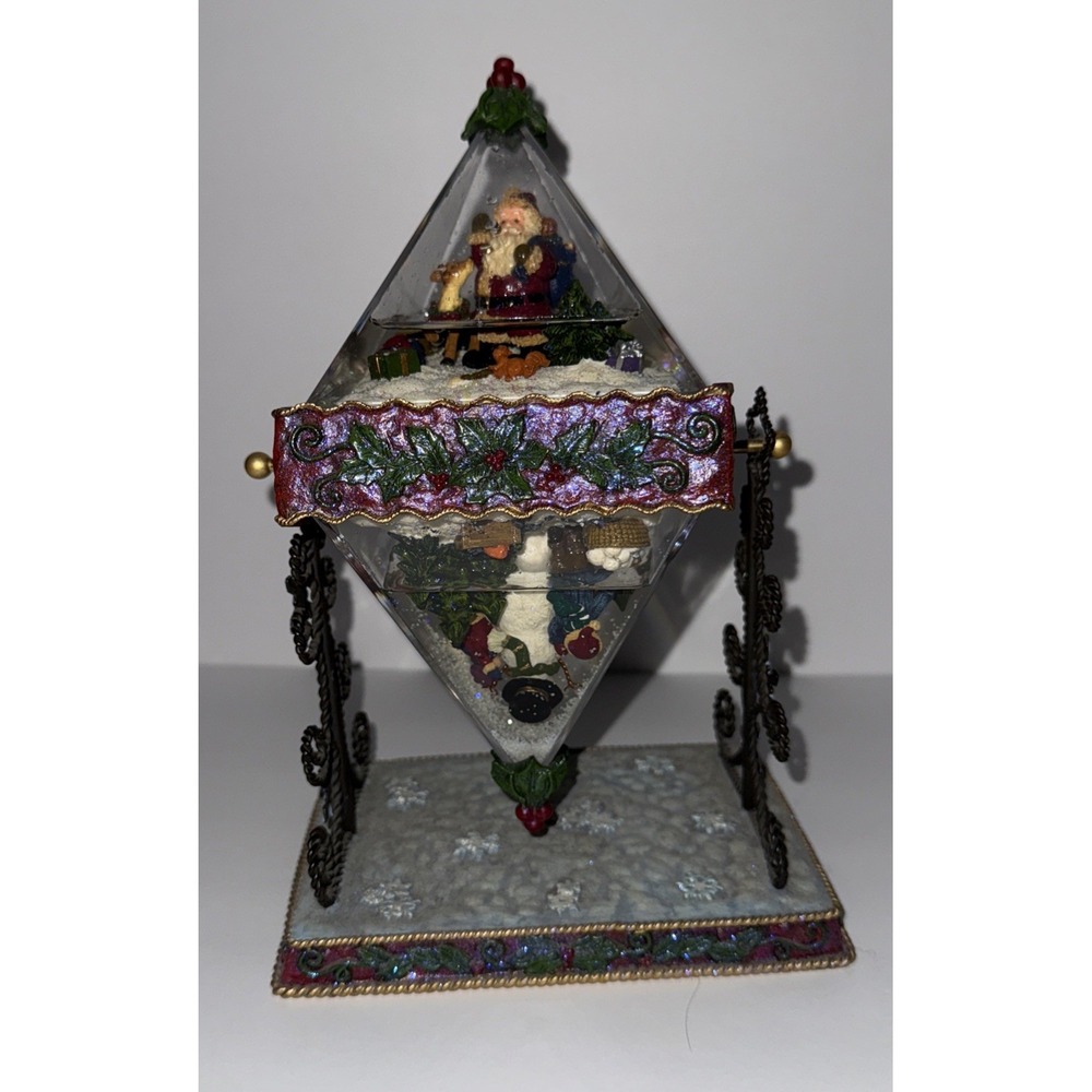 Kirkland Rotating Pyramid Water Globe Christmas Snowman